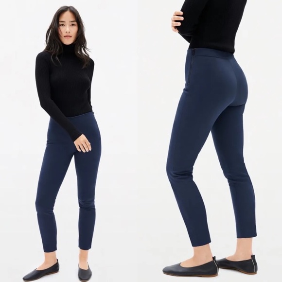 Everlane Work Side Zip Pant Navy Size 2 - Picture 1 of 9